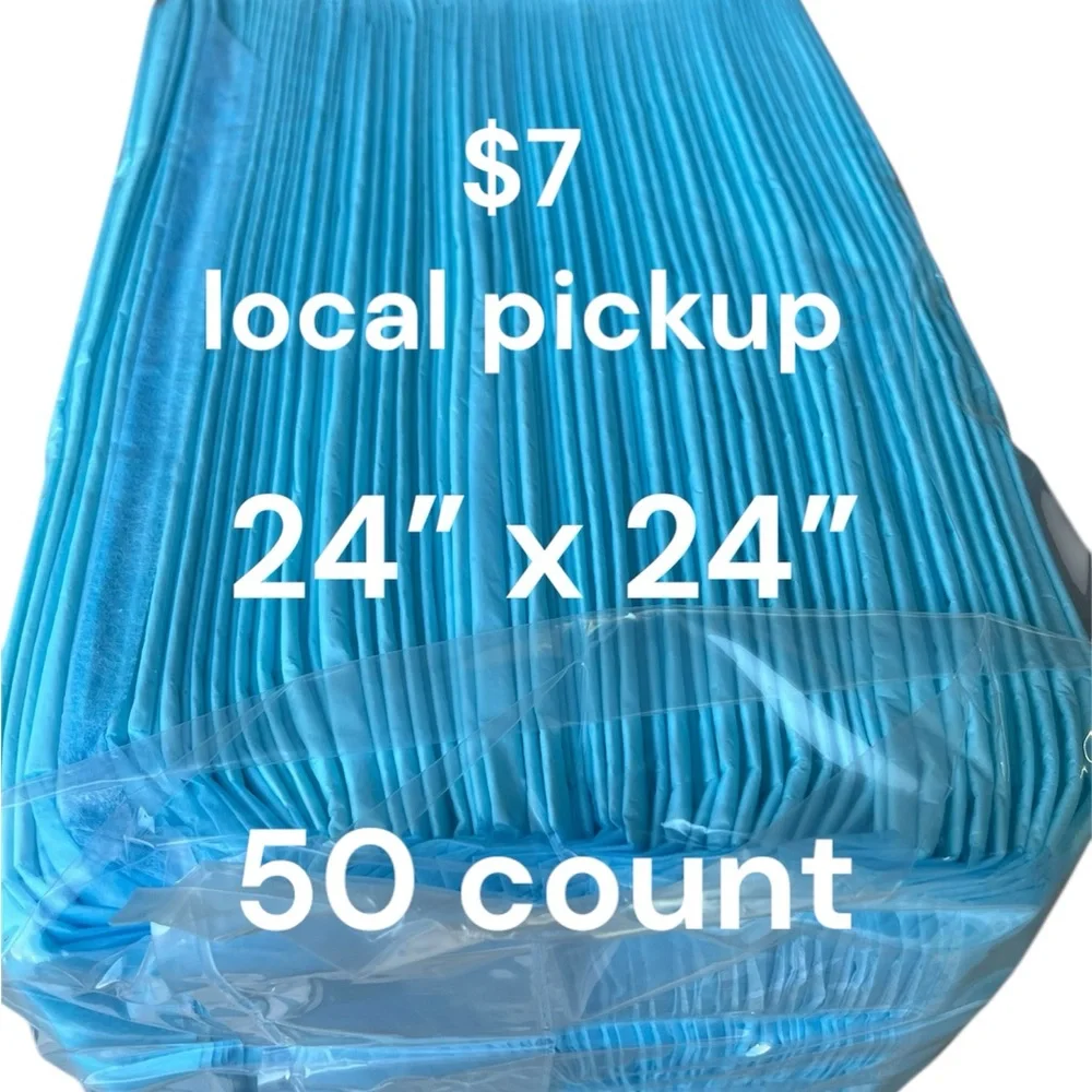 Wholesale Dog Pet Training Pee Absorbent Pads 24 x 24 LRG 50 COUNT